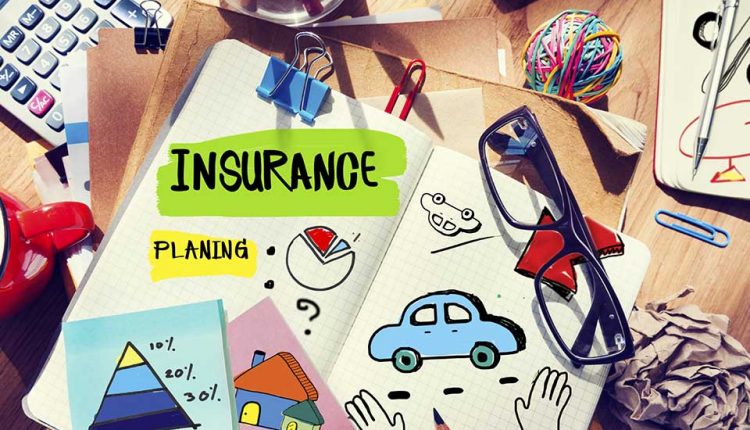 Note Pad and Insurance Concept